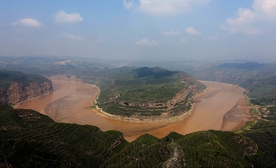 九曲黄河 壮美河山 乾坤湾