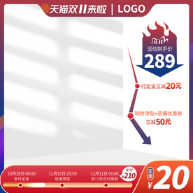 双十一活动大促优惠淘宝天猫主图