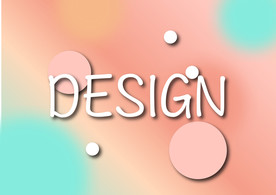 暖色ins风渐变背景海报设计