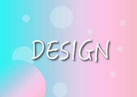 粉蓝渐变海报背景