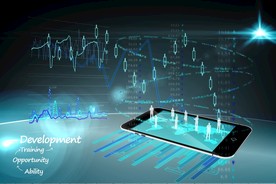 高清科技感智能趋势图