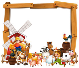 卡通动物 文本框