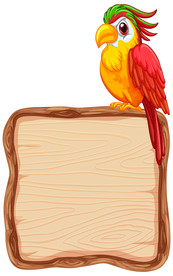 卡通动物 文本框