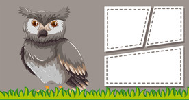 卡通动物 文本框