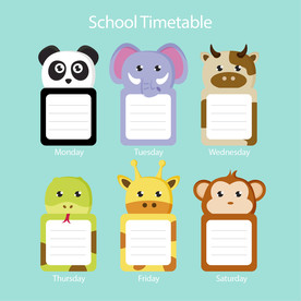 卡通动物 文本框