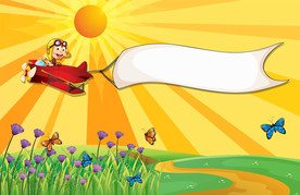 卡通动物 文本框