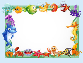 卡通动物 文本框