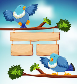 卡通动物 文本框