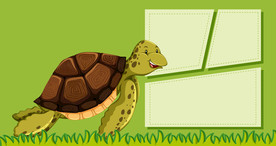 卡通动物 文本框