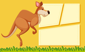 卡通动物 文本框