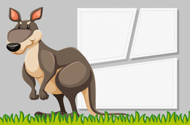 卡通动物 文本框