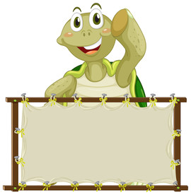 卡通动物 文本框