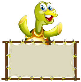 卡通动物 文本框