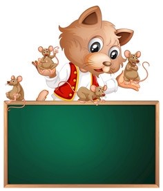 卡通动物 文本框