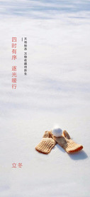 立冬节气海报