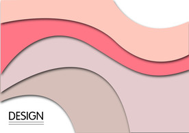 粉色色卡渐变kv海报背景设计