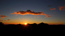 自然 风景 山 阴影 轮廓 旅