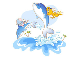 卡通动物叁拾肆