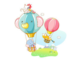 卡通动物叁拾陆