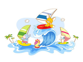 卡通动物叁拾捌