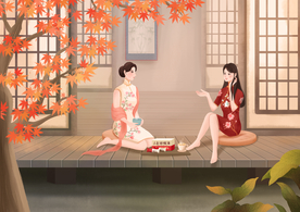 古典女性 手绘女性