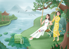 古典女性 手绘女性