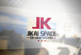 LOGO磨砂玻璃贴图样机