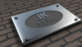 不锈钢金属LOGO智能贴图样机