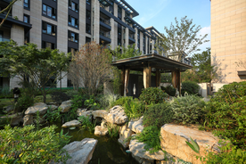 地产 新中式 洋房 实拍图 园