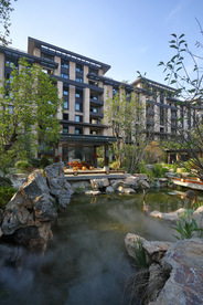 地产 新中式 洋房 实拍图 园