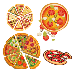 手绘披萨