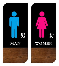 洗手间标识