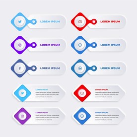 信息图模板 流程