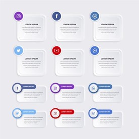 信息图模板 流程