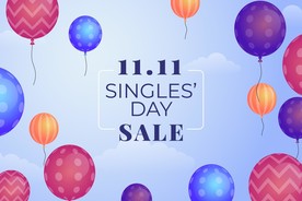 生日背景 节日气球