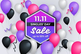 生日背景 节日气球