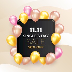 生日背景 节日气球