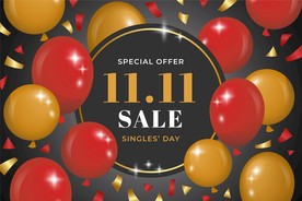 生日背景 节日气球