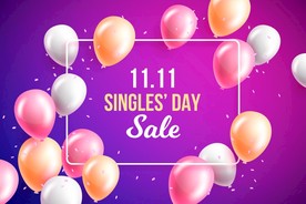 生日背景 节日气球