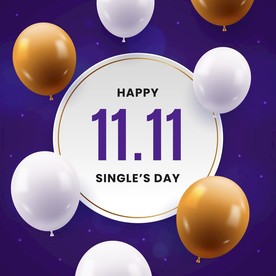 生日背景 节日气球