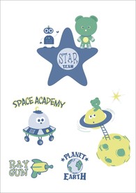 童装卡通印花图片