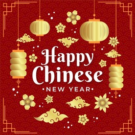 牛 新年展板背景