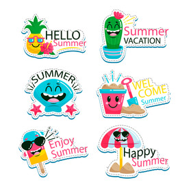 夏天手绘矢量水果植物元素