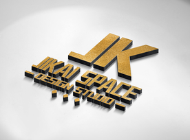 3D质感金色LOGO样机贴图模