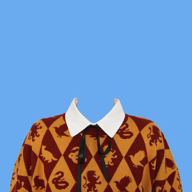 女生马甲衣服证件照素材