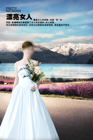 婚纱背景