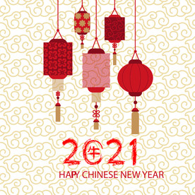 牛 新年展板背景