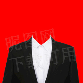 证件照男士西装素材