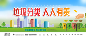 垃圾分类 宣传展板设计