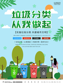 垃圾分类 从我做起 城市文明